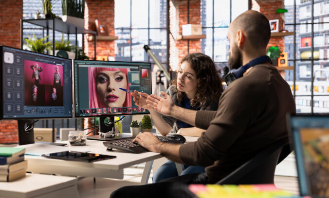 CG制作×AI活用イメージ